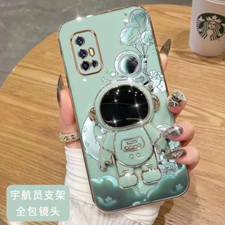 เคสโทรศัพท์มือถือ ขอบตรง ลายนักบินอวกาศ พร้อมที่ตั้งวาง สําหรับ Vivo V17 Vivo V15 Vivo V15 PRO Vivo V11 Vivo V11i Vivo V11 PRO Vivo V7 PLUS