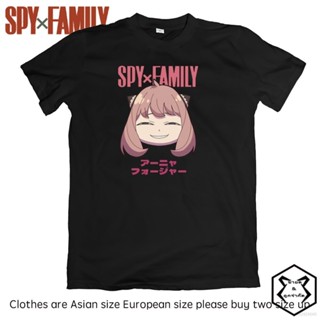 เสื้อยืดแขนสั้นลําลอง ทรงหลวม พิมพ์ลายกราฟฟิคอนิเมะ Csp SPY x FAMILY Anya Forger พลัสไซซ์ สําหรับผู้ชาย และผู้หญิง _03