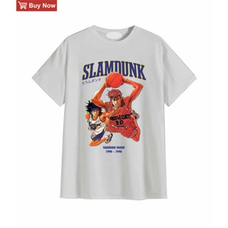 [S-5XL]เสื้อยืด พิมพ์ลายอนิเมะ SLAMDUNK SAKURAGI สําหรับผู้ชาย และผู้หญิง โคโยต้า_09