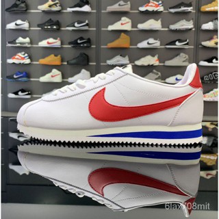 Cortez รองเท้าวิ่งหนัง สีดํา สีขาว สําหรับผู้ชาย และผู้หญิง b8ry