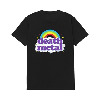 เสื้อยืด ลาย Rockerstar Deathmetal Rainbow