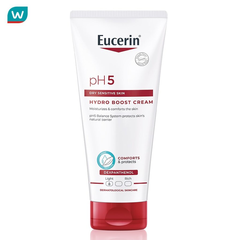 Eucerin ยูเซอริน พีเอช5 ดราย เซ็นซิทีฟ สกิน ไฮโดร บูส ครีม 200 มล. ครีมบำรุงผิวกายเนื้อบางเบา