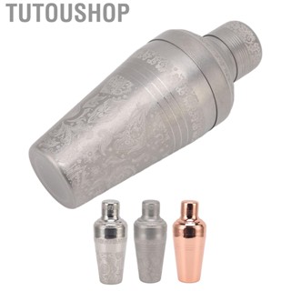 Tutoushop เครื่องปั่นผสมเครื่องดื่มค็อกเทล สเตนเลส 304 สําหรับบาร์เทนเดอร์