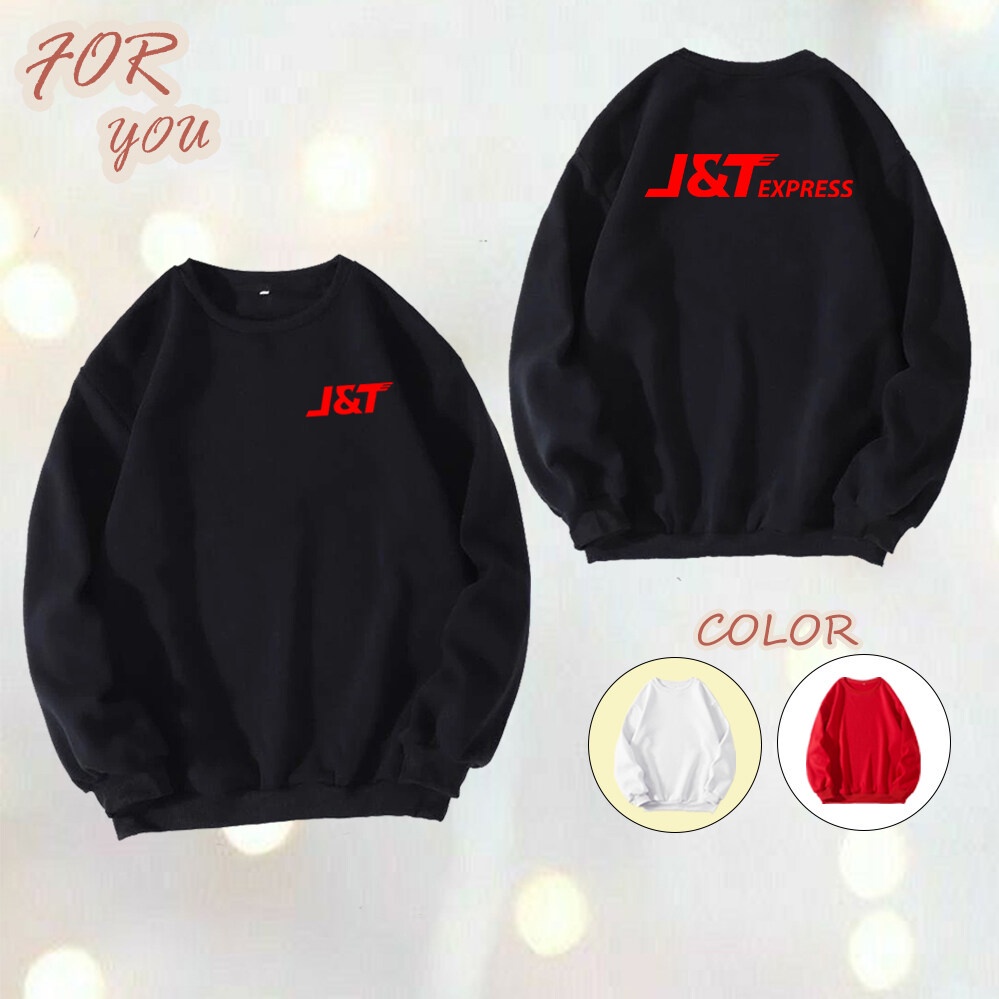 เสื้อแขนยาว J&T เจแอนด์ที ผ้าเกรด A แบบสวม เสื้อกันหนาว งานดี หนานุ่มใส่สบาย