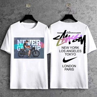 Nike Animation Locomotive Design Logo Fashion Co branded Mens Fashion T-Shirt_01