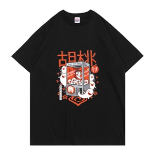 Oversize man Low price Genshin Impact Hu Tao Kawaiis Game Cartoons Mens Short Round cotton gildan T Shirts JZ_03