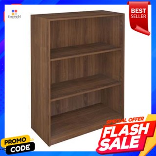 shelf ชั้นวางของ 3 ชั้น KASSA รุ่น ลายไม้ ขนาด 80 ซม. สีน้ำตาลเข้ม3-tier shelf KASSA model wood pattern size 80 cm. dark