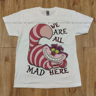 CHESHIRE CAT [ALICE IN WONDERLAND] DTG [DIGITAL TO GARMENT] เสื้อสกรีนดิจิตอล สีคมชัด