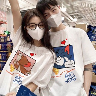 Couple Wear Summer T-Shirt Short-Sleeved New Style_02