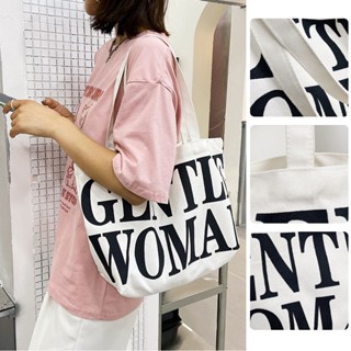 GENTLEWOMAN กระเป๋า/Canvas Tote Bag/Micro Canvas Tote Bag/GENTLEWOMAN Club/รวมกระเป๋ารุ่นซิกเนเจอร์ของแท้