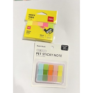 โพสอิท Moshi Moshi Pet Sticky Note and Deli กระดาษโน๊ตกาว 50X15mm No.A114