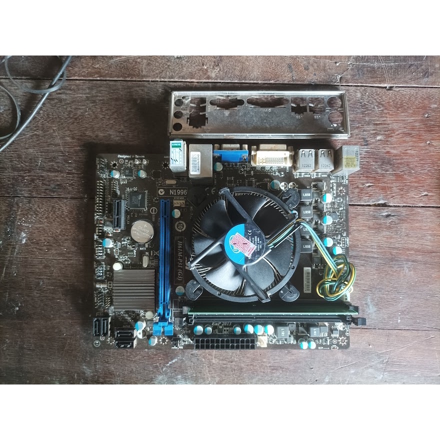 เมนบอร์ด1155 MSI H61M-P31(G3) + ซีพียู i5-3570 up to 3.80 GHz ใช้ได้ปกติ ขายถูกๆ 😮😲