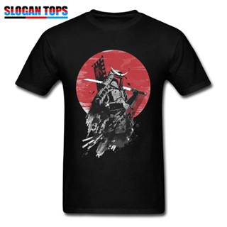 Boba Fett Samurai Cool Star Wars Black Tops Vintage Japan Style Teeshirt Xs Sports MenS T-Shirt_04