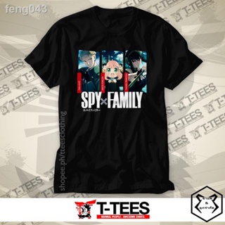 ♣เสื้อยืดอนิเมะ - Spy x Family เสื้อสีดำ T-TEES Clothing_03