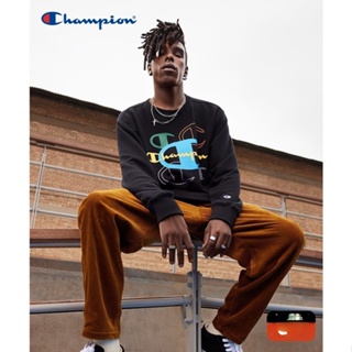 Champion เสื้อกันหนาว คอกลม ทรงหลวม แฟชั่นคู่รัก