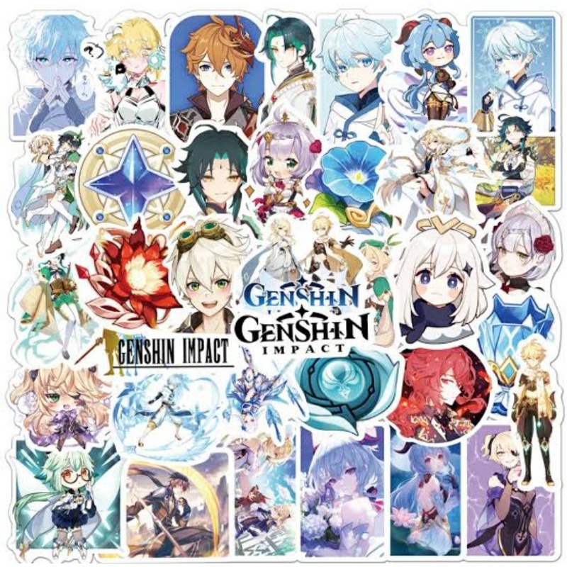 ชุดสติ๊กเกอร์ Genshin Impact 30 ชิ้น Genshin Impact สติ๊กเกอร์อนิเมะ