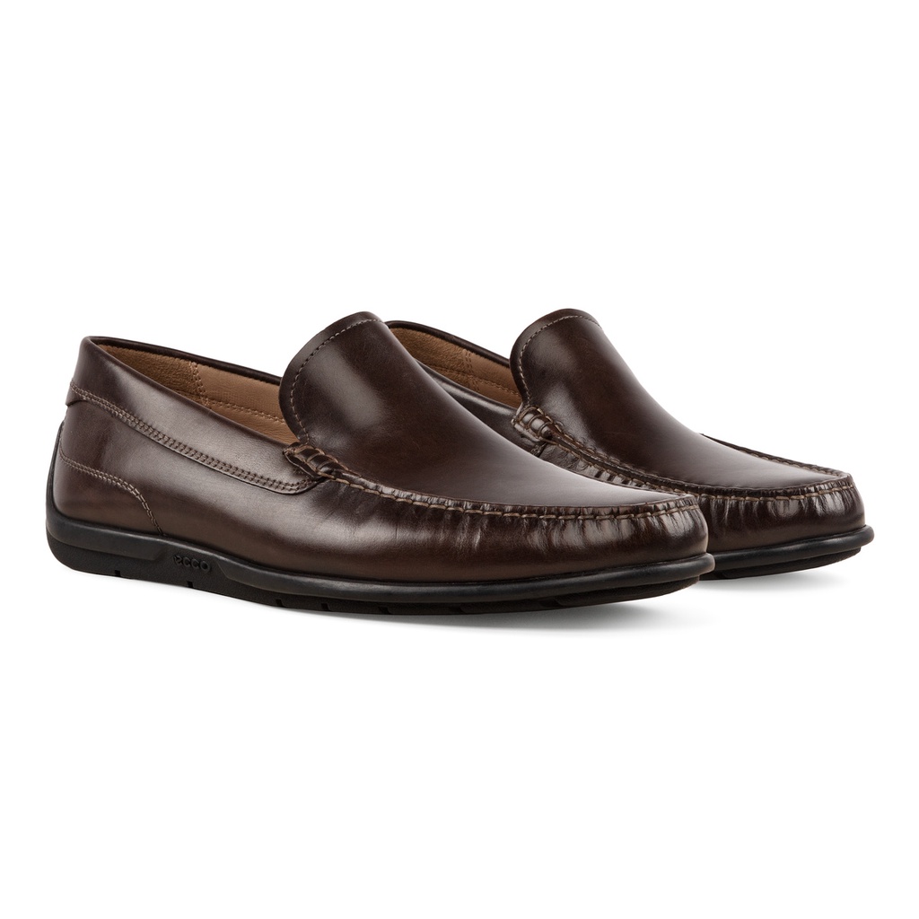 ECCO รองเท้าสลิปออนผู้ชาย รุ่น CLASSIC MOC 2.0 สีน้ำตาล (FAVORITE)