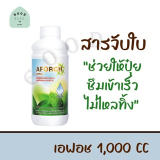 เอฟอช Aforch สารจับใบ ( ขนาด 1 ลิตร ) ชนิดเร่งดูดซึมไว แทรกซีมไว ไม่ทิ้งคราบ ช่วยนำพาสารที่ผสมร่วม