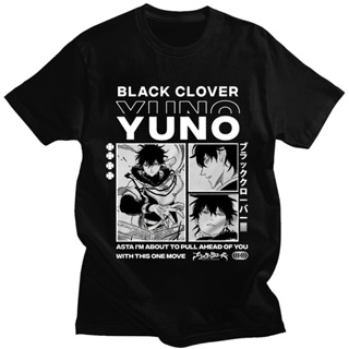 2021 New Yuno Grinbellor Black Clover Anime Oversized T-shirt Men Women Loose O Neck Short Sleeve Hip Hop Top Tee S_01