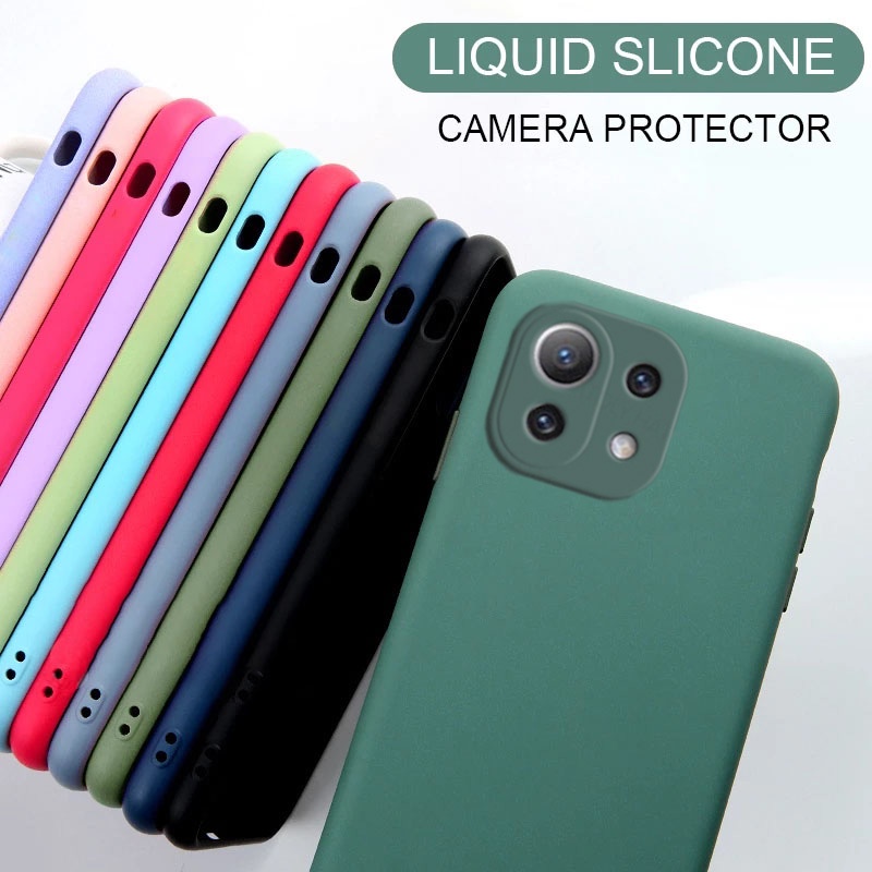 เคสกำมะหยี่ ปิดหัว For Xiaomi Mi 13 12T Pro 12 11 Lite 5G Ne 11T 12x Note 10 10T เคสโทรศัพท์ซิลิโคนขอบตรงแบบนุ่ม เคส TPU กันกล้อง