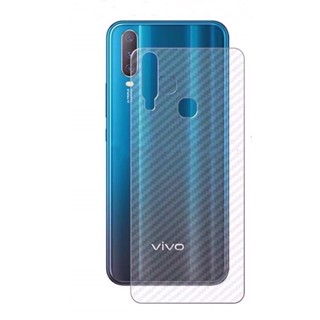 ฟิล์มกันรอย ฟิล์มกันรอยหลังลายเคฟล่า สำหรับรุ่น ViVo Y22 ViVo V25 pro ViVo V25