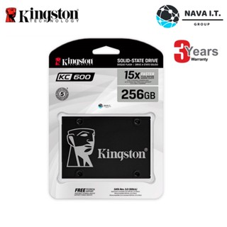 COINSคืน15%⚡FB9JMZV6⚡ KINGSTON 256GB KC600 2.5" SATA SSD SATA REV 3.0 550R / 500W MB/S SKC600/256G