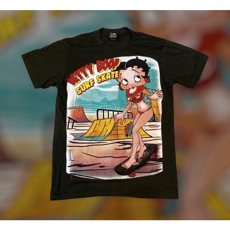 เสื้อ Ovp ลายการ์ตูน BETTY BOOP สไตล์ปี90s