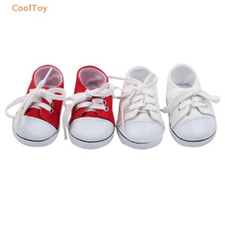 Cooltoy รองเท้าผ้าใบลําลอง แฟชั่น สําหรับตุ๊กตาเด็กผู้หญิง 43 ซม. 18 นิ้ว ขายดี