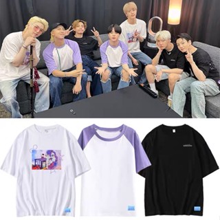 KPOP BTS เสื้อยืด SOWOOZOO คอนเสิร์ต 8th Anniversary JIMIN JUNGKOOK RM SUGA V JIN J-HOPE แขนสั้นเดียวกันผู้ชายและผู_03