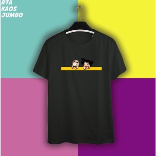 Kaos เสื้อโอเวอร์ไซซ์ ผ้าฝ้าย ลาย Goku Kuririn M L XL 2XL 3XL 4XL 5XL 6XL 7XL XXL XXXL XXXXL XXXXXL_04