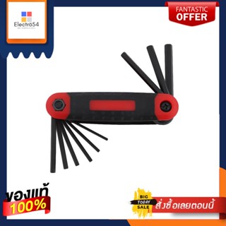 FOLDING ประแจหกเหลี่ยม MATALL DT1238-A 9ชิ้น/ชุดFOLDING HEX KEY SET MATALL DT1238-A 9PCS/EA