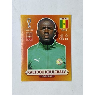 Kalidou Koulibaly สติ๊กเกอร์สะสม ฟุตบอลโลก world cup 2022 Senegal ของสะสมทีมฟุตบอล เซเนกัล