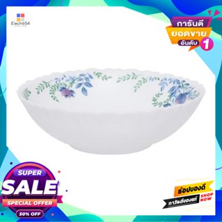 Opal ชามโอปอทรงกลม Garden Blue Kassa Home รุ่น Hbtw70 ขนาด 7 นิ้ว สีน้ำเงินround Opal Bowl Garden Blue  Home Hbtw70 Size