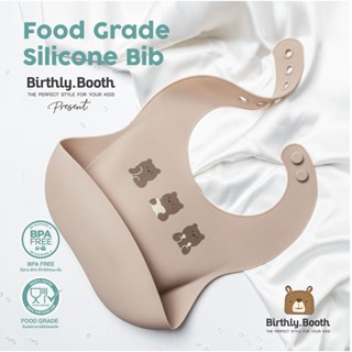 ผ้ากันเปื้อนซิลิโคน พรีเมี่ยม Bib Silicone[พร้อมส่ง] Food Grade ไม่มีสารอันตรายต่อเด็ก BPA FREE ผ่านการรับรองมาตรฐาน FDA