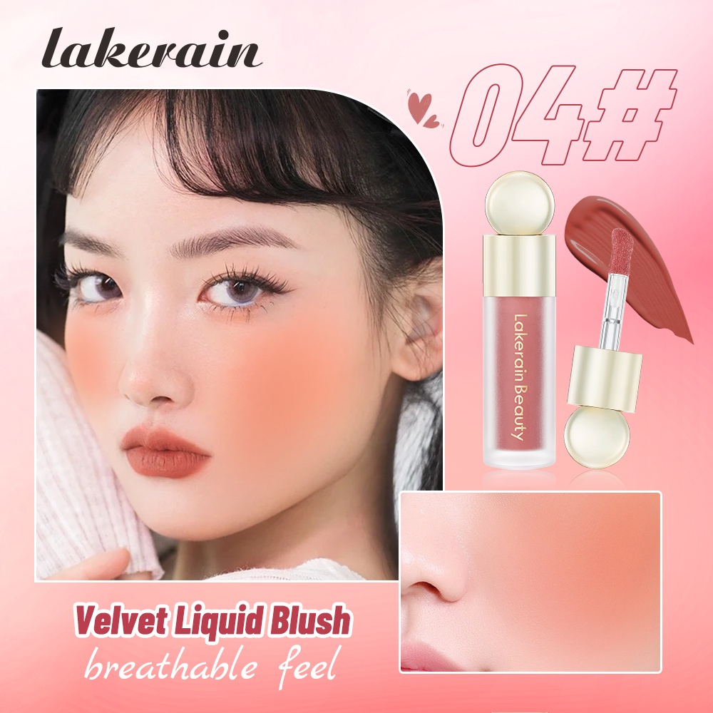 Velvet Liquid Blush Long-lasting Hydrating Gloss Lip & Cheek 5 สีให้เลือก