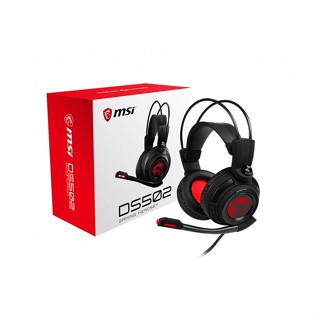 MSI GAMING HEADSET (หูฟังเกมส์มิ่ง) DS502 VIRTUAL 7.1 SURROUND SOUNDBLACK