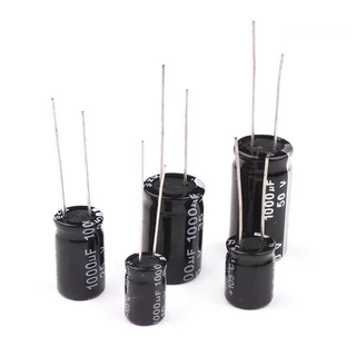 แพ็ค 5ตัว capacitor มีขั้ว 1000uf 6.3v 10v 16v 25v 35v 50v สินค้าพร้อมส่ง ส่งของทุกวัน