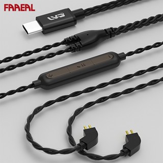 Faaeal CVJ V6 สายเคเบิลหูฟัง Type-C HD DAC ความเที่ยงตรงสูง แบบเปลี่ยน สําหรับ TRN KZ