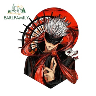 Earlfamily สติกเกอร์ ลาย Jujutsu Kaisen ขนาด 13 ซม. X 9.8 ซม. สําหรับติดตกแต่งตู้เย็น รถจักรยานยนต์ เซิร์ฟบอร์ด รถยนต์