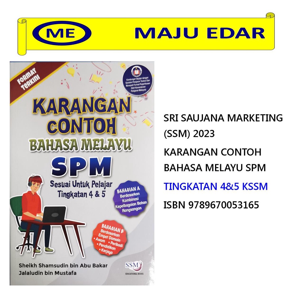 SSM 2023 SPM MALAY LANGUAGE EXAMPLE ARRANGEMENT LEVEL 4&5