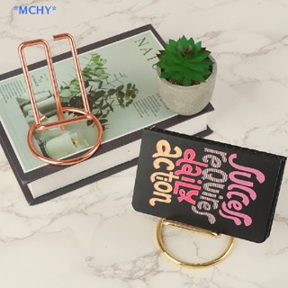 Mchy&gt; ใหม่ คลิปหนีบกระดาษ โลหะ สีโรสโกลด์ สําหรับตั้งโต๊ะ วางโทรศัพท์ ตกแต่งโต๊ะทํางาน ออฟฟิศ