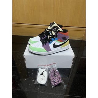 Used Nike air jordan 1 mid multicolor