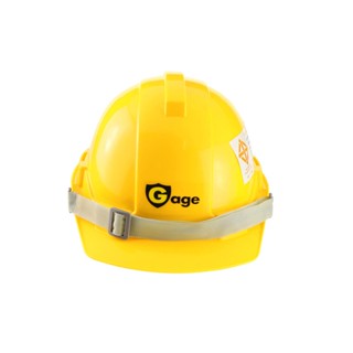 SAFETY หมวกนิรภัย มอก. HDPE GAGE สีเหลืองSAFETY HELMET TIS HDPE GAGE YELLOW