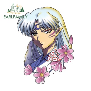 Earlfamily สติกเกอร์ Sesshomaru กันน้ํา กันรอยขีดข่วน สําหรับติดตกแต่งกระจกรถยนต์ แล็ปท็อป 13 ซม. x 9.7 ซม.