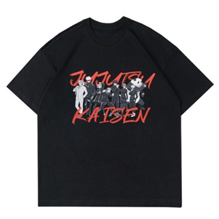 เสื้อยืดโอเวอร์ไซส์เสื้อยืด พิมพ์ลาย Jujutsu KAISEN X UNIQLO COLLECTION | เสื้อยืด พิมพ์ลายอนิเมะ JUJUTSU KAISEN | _02