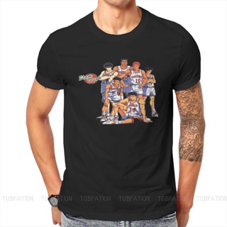 Cotton T-Shirt Basketball Team Harajuku TShirt SlamDunk Sports Manga Sakuragi Shohoku Creative Tops Casual T Shirt _07