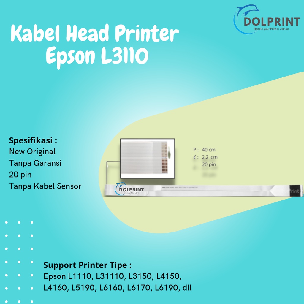 Epson L3210 L1110 L3100 L3101 L3110 Epson L3116 L3150 L3156 L4150 ใหม่สายหัวเครื่องพิมพ์