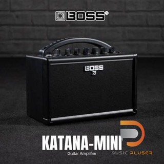 Boss Katana Mini แอมป์กีต้าร์ขนาดพกพา คุณภาพเสียงคุ้มค่าเกินราคา สามารถเลือกแนวเสียง Brown, Crunch, and Cleanใส่ถ่านได้