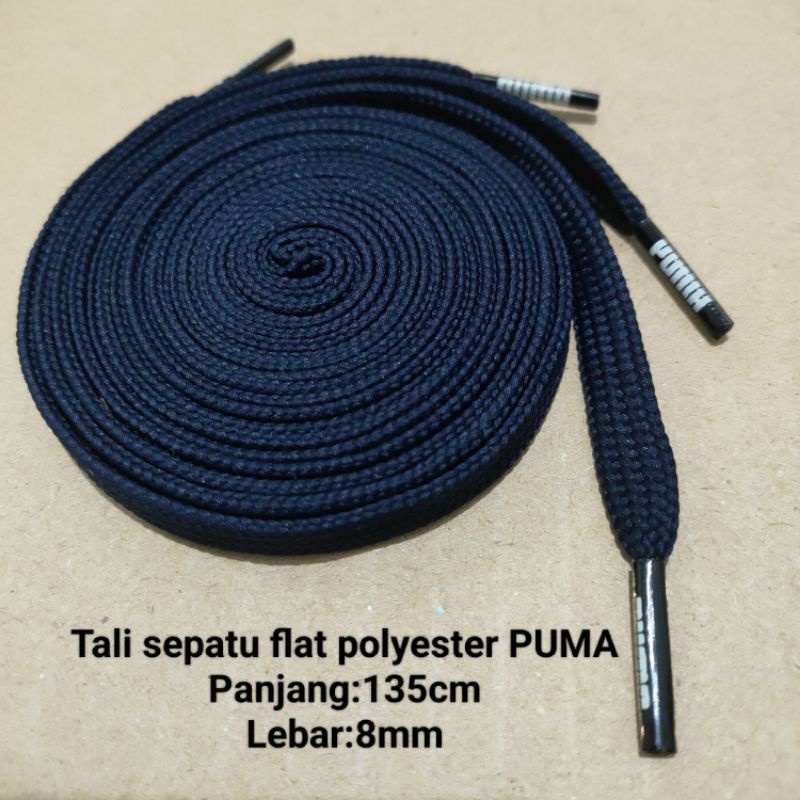 เชือกผูกรองเท้า PUMA แบบแบน ของแท้ 8 มม.