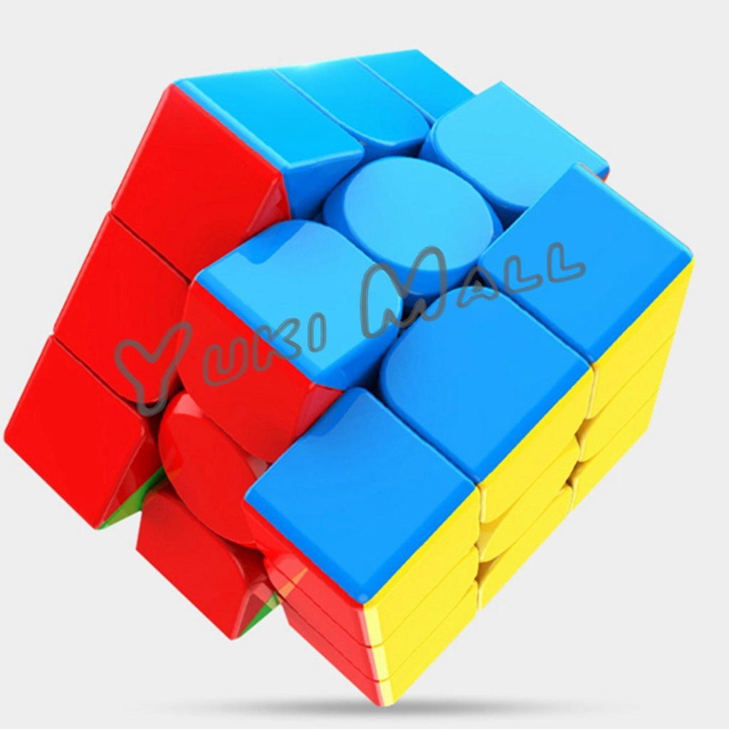Yuki รูบิค  3x3x3 ความเร็วระดับมืออาชีพ  ลูกบาศก์ ของเล่นลับสมอง Twist Puzzle Rubik's Cube & MF3RS R